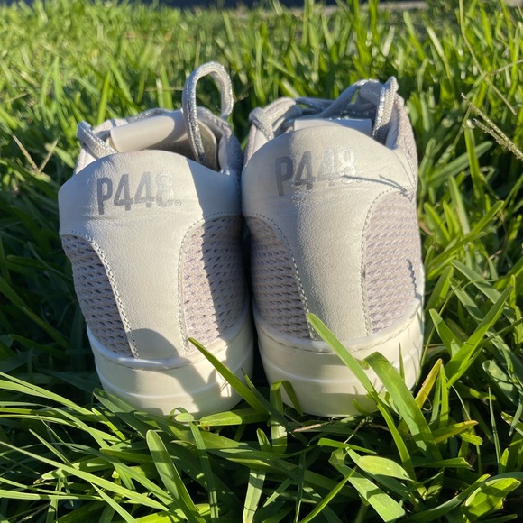 P448 Thea Low Top Sneakers in Stardust Silver Multi size 40 US 9.5 - 10 - Picture 4 of 10